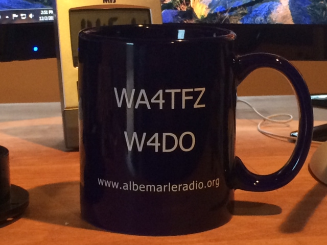 AARC 50th Aniversary Mug: WA4TFZ W4DO www.albemarleradio.org